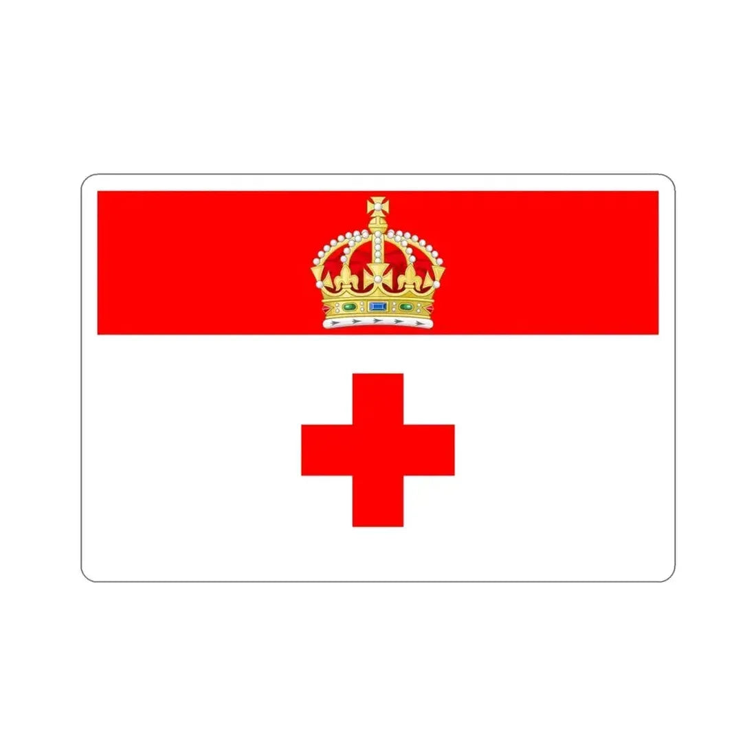 Flag of Birkirkara Malta STICKER Vinyl Die-Cut Decal 6 Inch - The Sticker Space