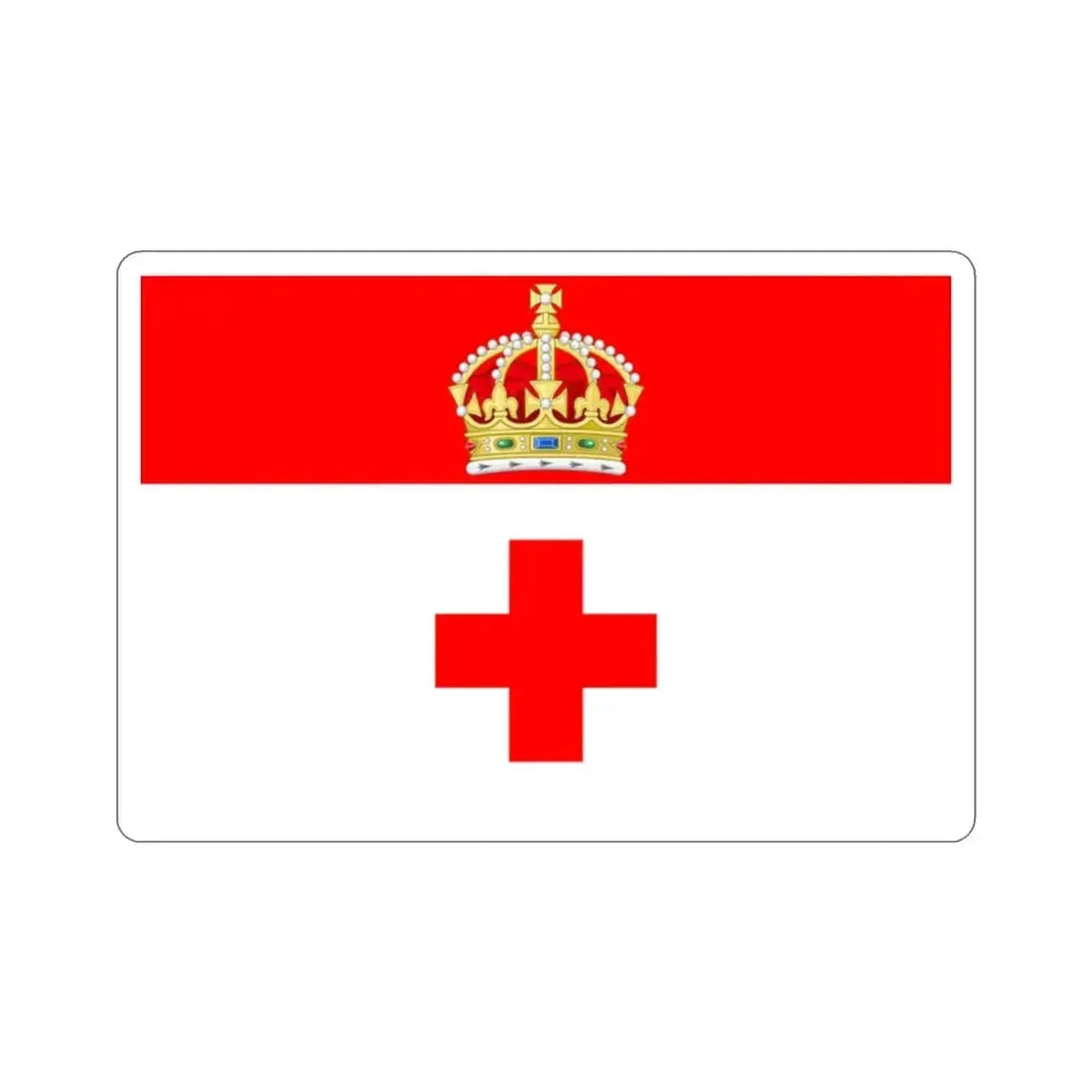 Flag of Birkirkara Malta STICKER Vinyl Die-Cut Decal - The Sticker Space