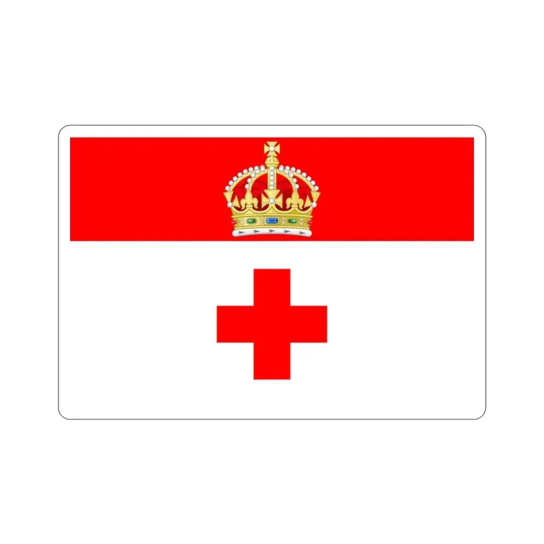 Flag of Birkirkara Malta STICKER Vinyl Die-Cut Decal - The Sticker Space