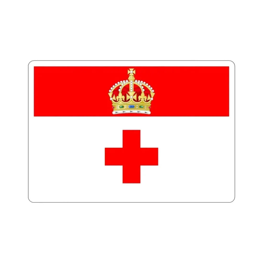 Flag of Birkirkara Malta STICKER Vinyl Die-Cut Decal - The Sticker Space