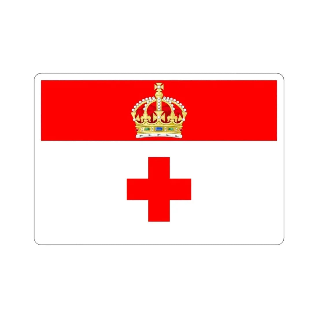 Flag of Birkirkara Malta STICKER Vinyl Die-Cut Decal - The Sticker Space