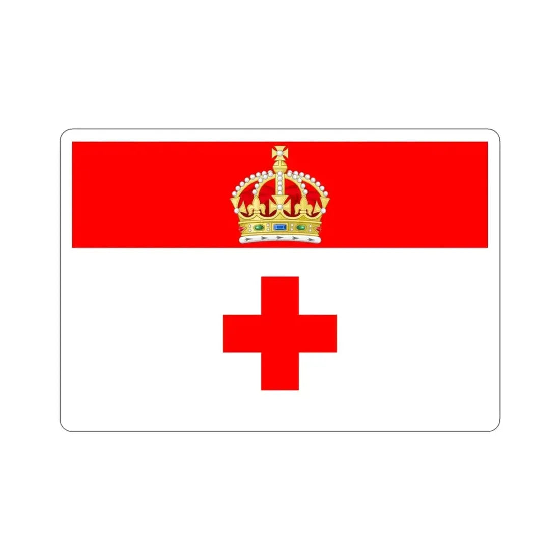 Flag of Birkirkara Malta STICKER Vinyl Die-Cut Decal - The Sticker Space