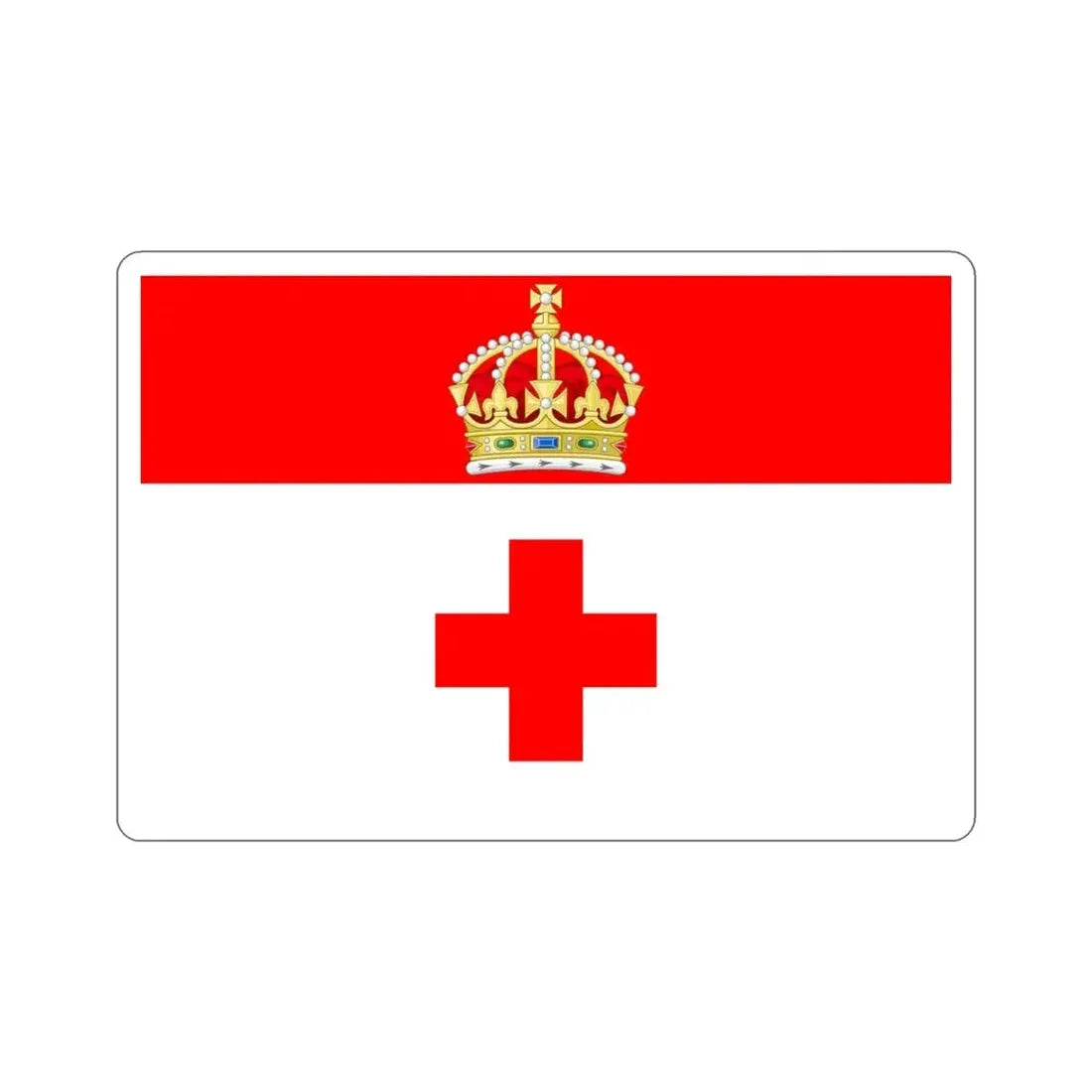 Flag of Birkirkara Malta STICKER Vinyl Die-Cut Decal - The Sticker Space