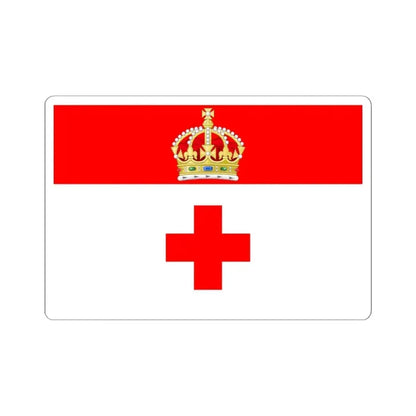 Flag of Birkirkara Malta - STICKER Vinyl Kiss-Cut Decal 6 Inch White - The Sticker Space