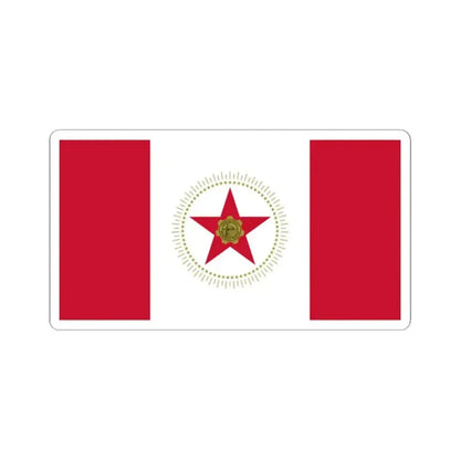 Flag of Birmingham Alabama (United States) STICKER Vinyl Kiss-Cut Decal 2 Inch White - The Sticker Space