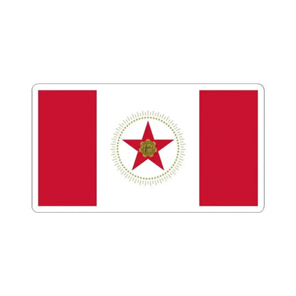Flag of Birmingham Alabama (United States) STICKER Vinyl Kiss-Cut Decal 3 Inch White - The Sticker Space
