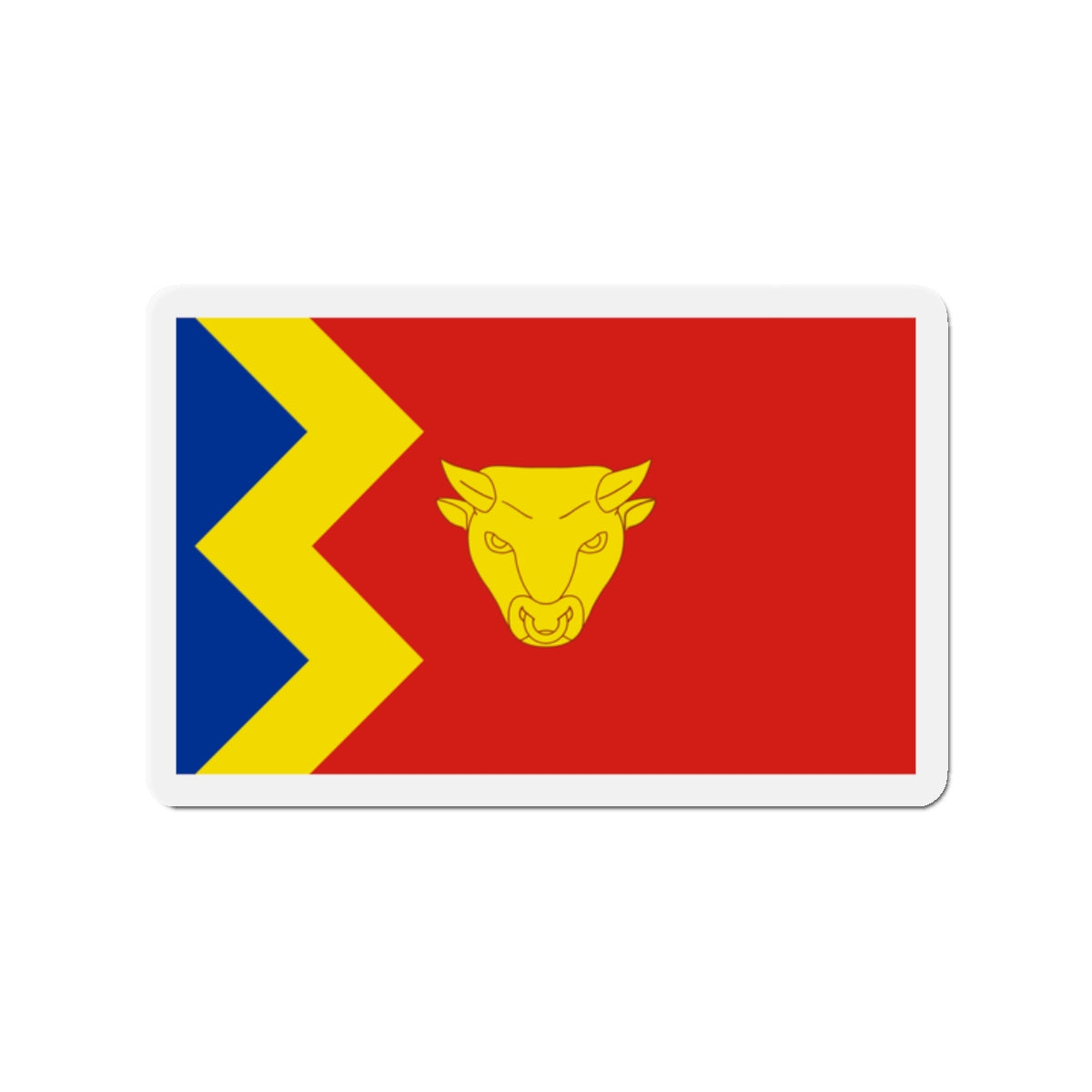 Flag of Birmingham UK - Die-Cut Magnet-2" x 2"-The Sticker Space