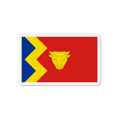 Flag of Birmingham UK - Die-Cut Magnet-5" x 5"-The Sticker Space