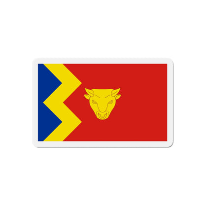 Flag of Birmingham UK - Die-Cut Magnet-6 × 6"-The Sticker Space