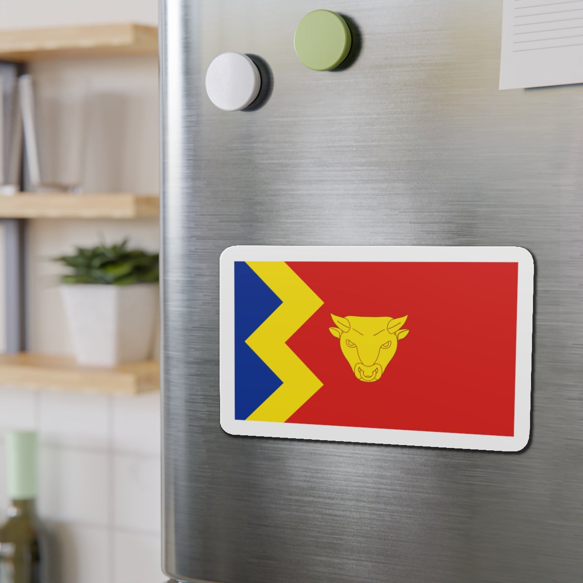 Flag of Birmingham UK - Die-Cut Magnet-The Sticker Space