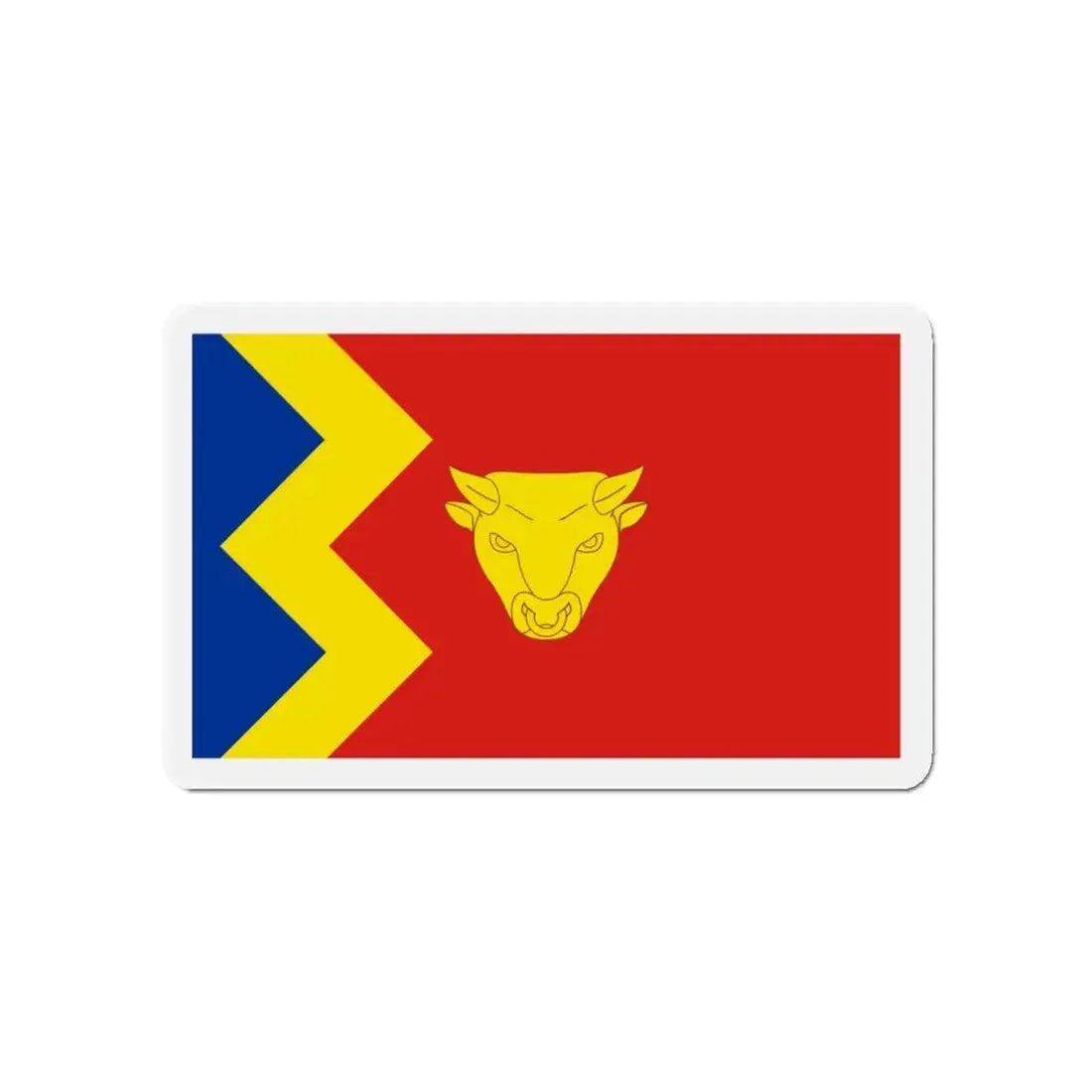 Flag of Birmingham UK - Refrigerator Magnet 4 Inch - The Sticker Space