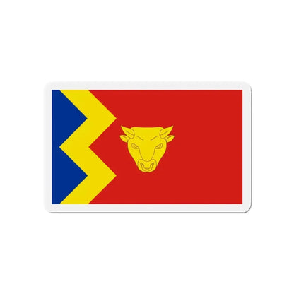 Flag of Birmingham UK - Refrigerator Magnet 4 Inch - The Sticker Space