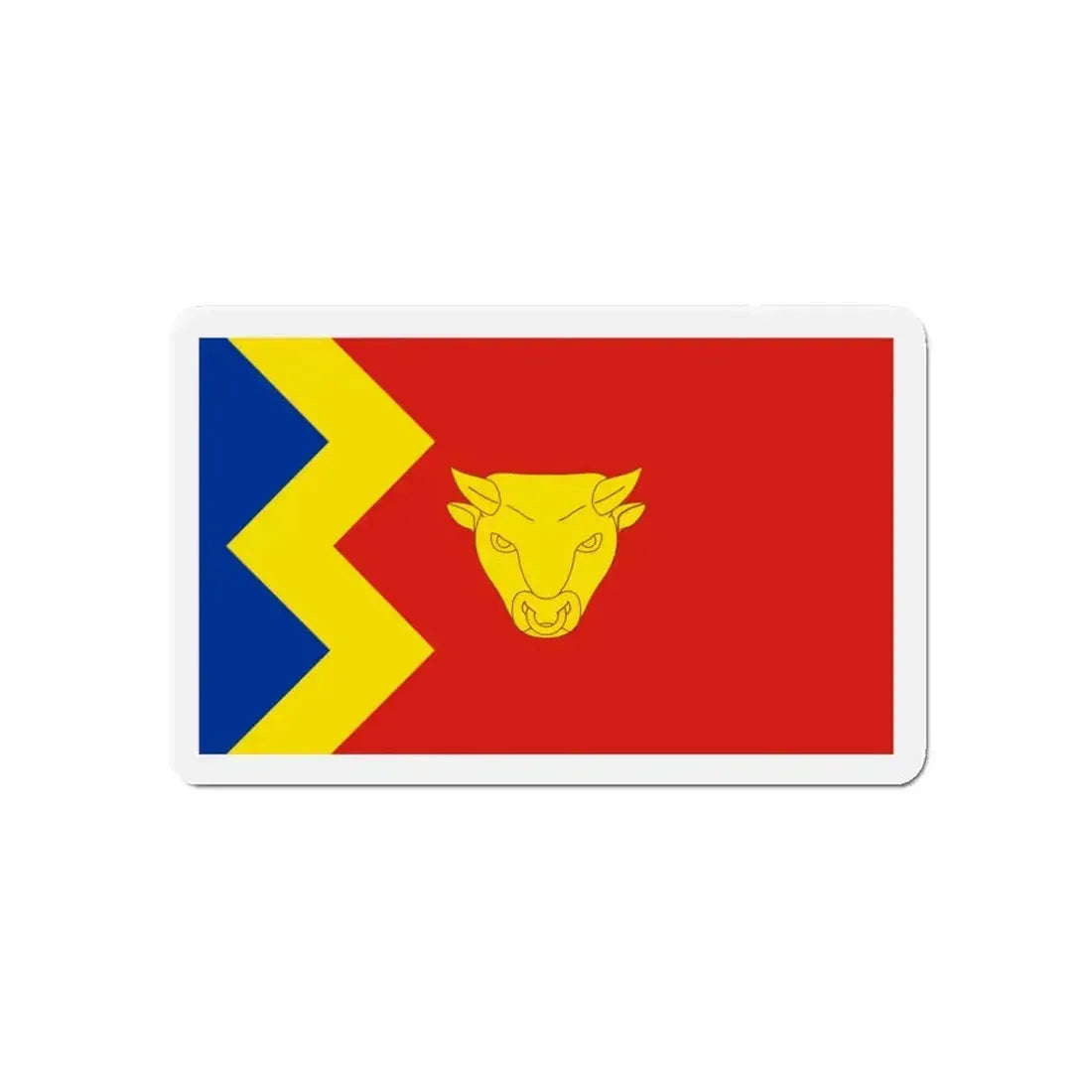 Flag of Birmingham UK - Refrigerator Magnet 5 Inch - The Sticker Space