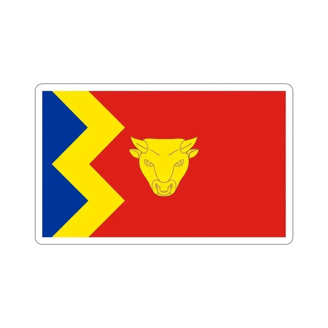 Flag of Birmingham UK STICKER Vinyl Die-Cut Decal 5 Inch - The Sticker Space