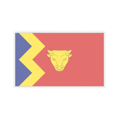 Flag of Birmingham UK - STICKER Vinyl Kiss-Cut Decal 2 Inch Transparent - The Sticker Space