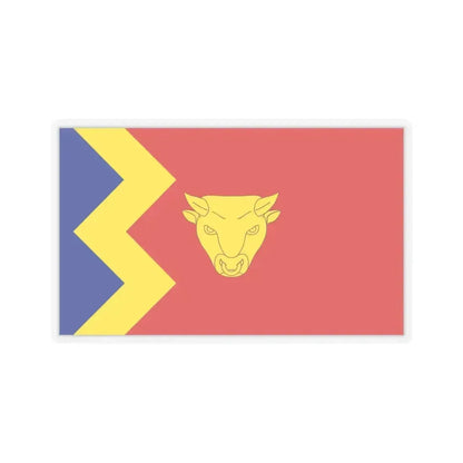 Flag of Birmingham UK - STICKER Vinyl Kiss-Cut Decal 3 Inch Transparent - The Sticker Space