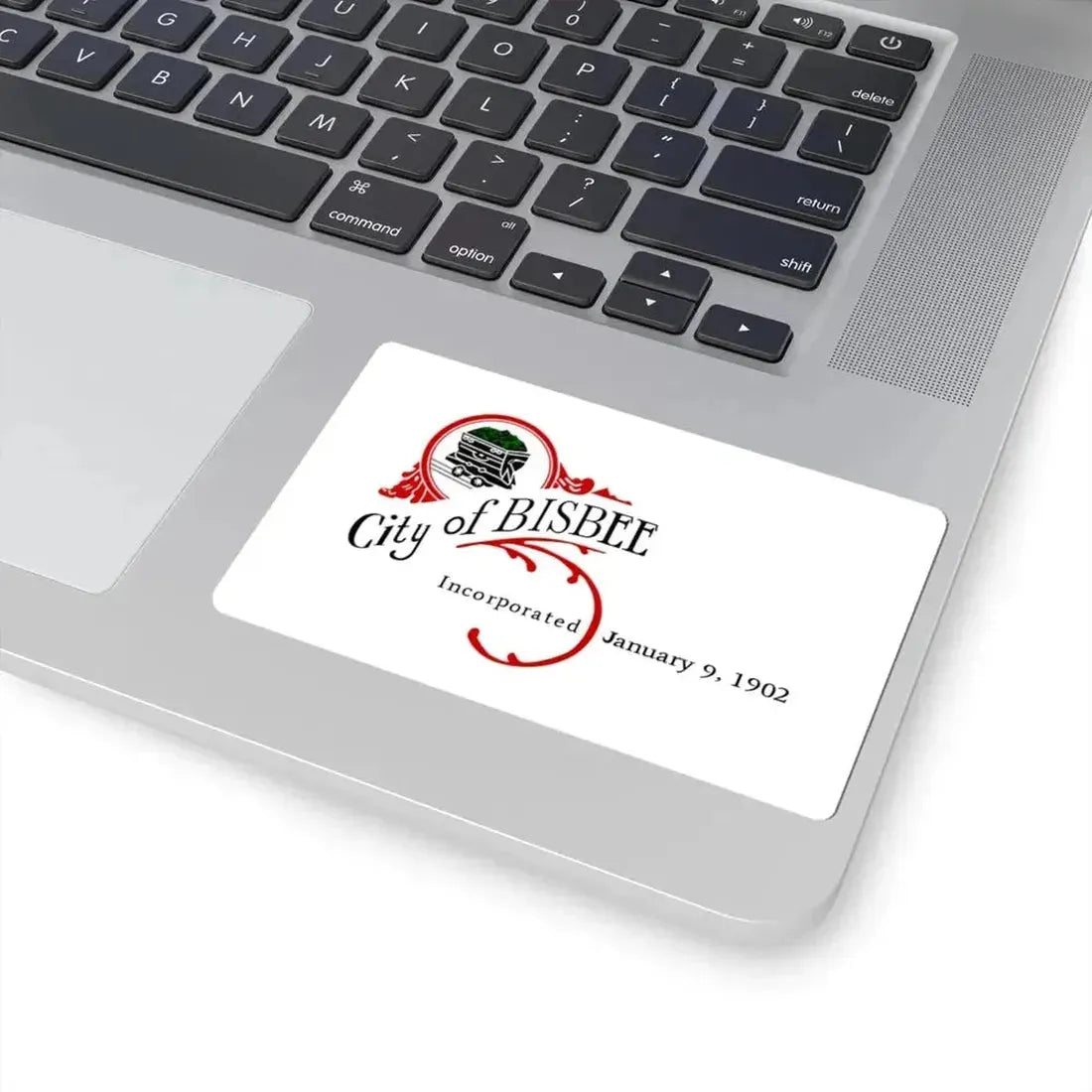 Flag of Bisbee Arizona (United States) STICKER Vinyl Kiss-Cut Decal - The Sticker Space