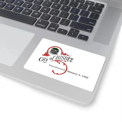 Flag of Bisbee Arizona (United States) STICKER Vinyl Kiss-Cut Decal - The Sticker Space