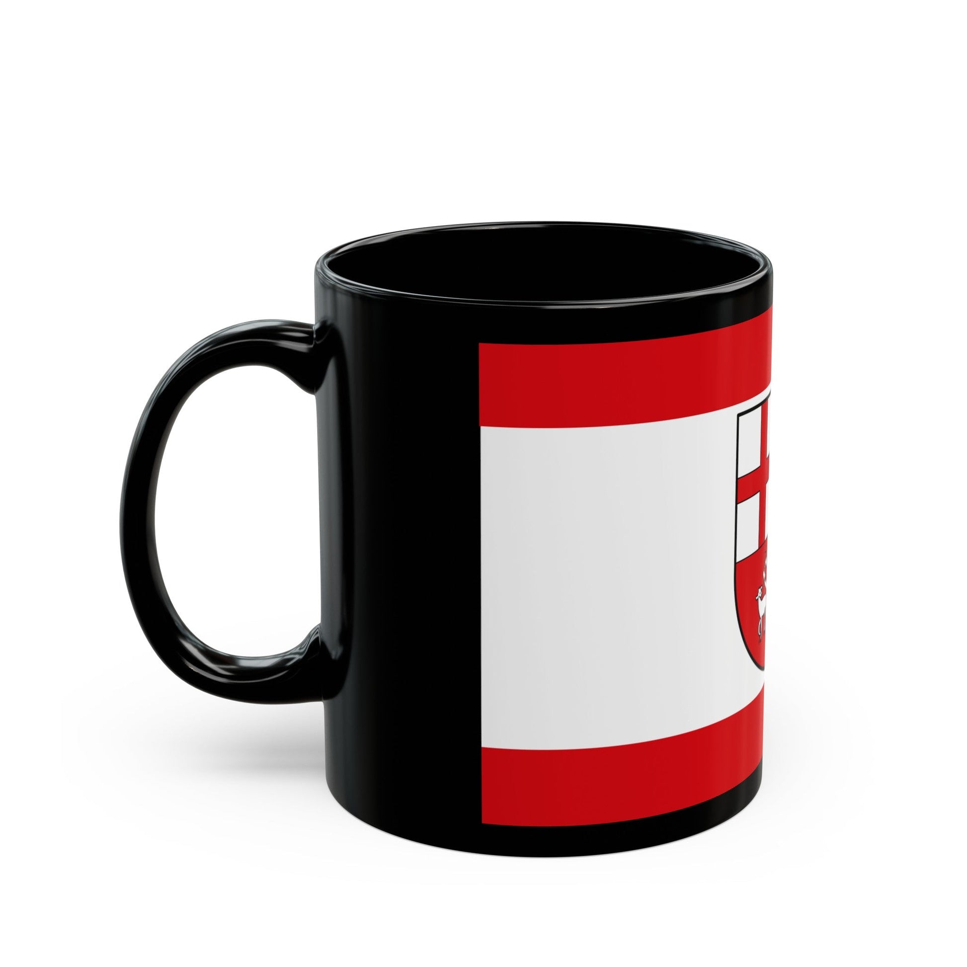 Flag of Bitburg Pruem Germany - Black Coffee Mug-The Sticker Space