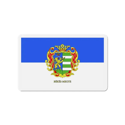 Flag of Békés County Hungary - Refrigerator Magnet 3 Inch - The Sticker Space