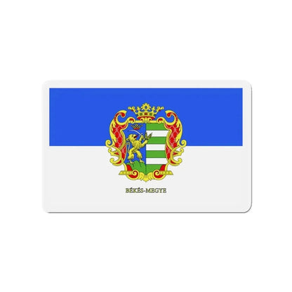 Flag of Békés County Hungary - Refrigerator Magnet - The Sticker Space