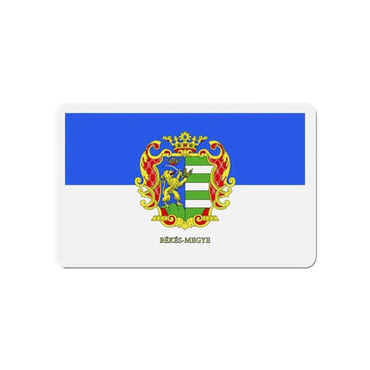 Flag of Békés County Hungary - Refrigerator Magnet - The Sticker Space