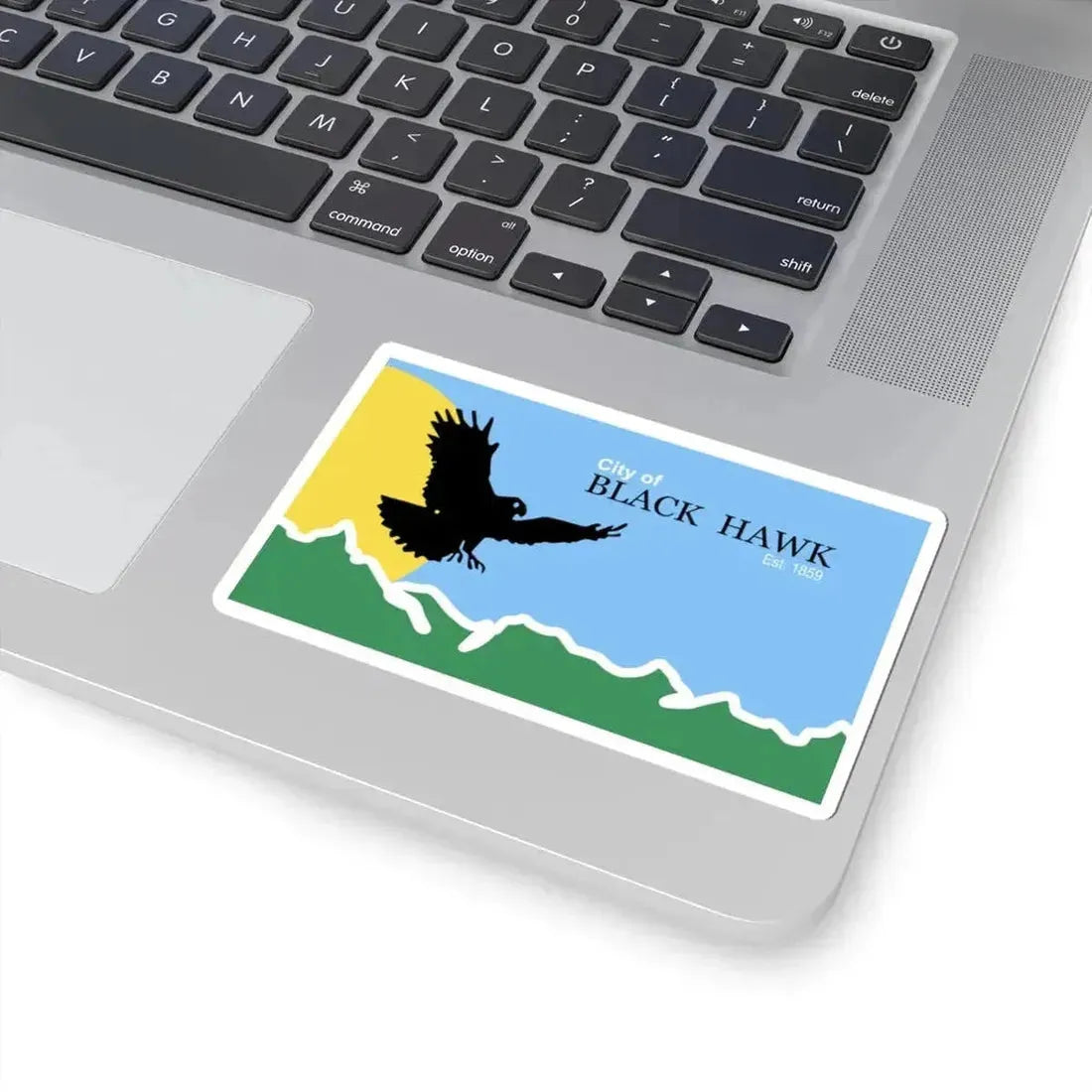 Flag of Black Hawk Colorado (United States) STICKER Vinyl Kiss-Cut Decal - The Sticker Space