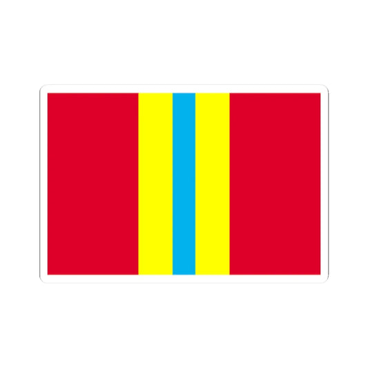 Flag of Blahovishchenske raion (Ukraine) STICKER Vinyl Kiss-Cut Decal 2 Inch White - The Sticker Space