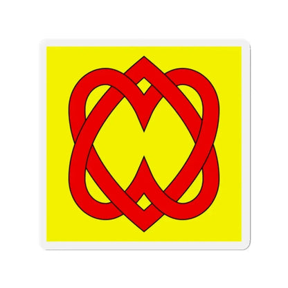 Flag of Blonay Switzerland - Refrigerator Magnet 2 Inch - The Sticker Space