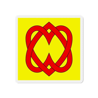 Flag of Blonay Switzerland - Refrigerator Magnet 5 Inch - The Sticker Space