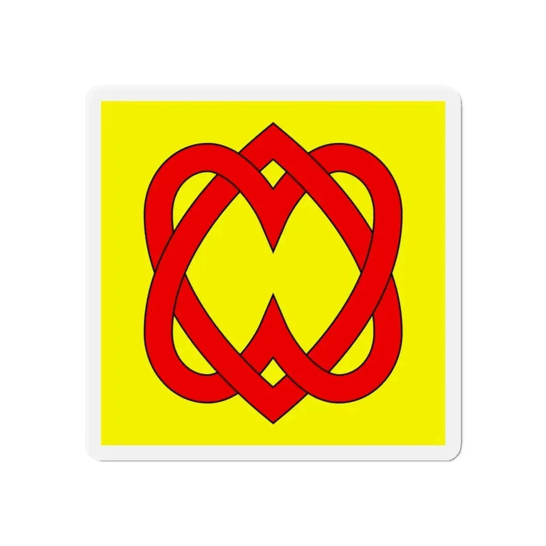 Flag of Blonay Switzerland - Refrigerator Magnet 6 Inch - The Sticker Space