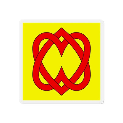 Flag of Blonay Switzerland - Refrigerator Magnet 6 Inch - The Sticker Space