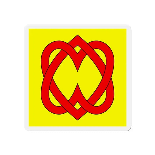 Flag of Blonay Switzerland - Refrigerator Magnet 6 Inch - The Sticker Space