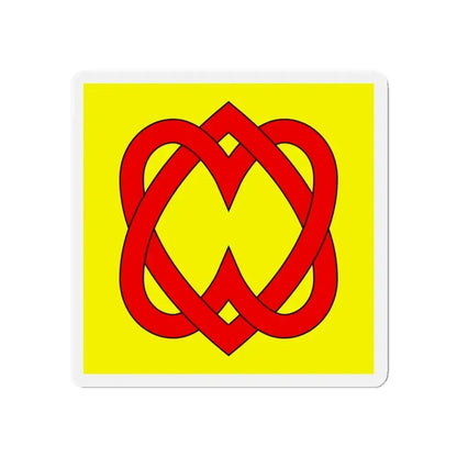 Flag of Blonay Switzerland - Refrigerator Magnet - The Sticker Space