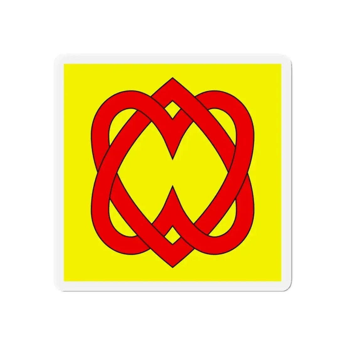 Flag of Blonay Switzerland - Refrigerator Magnet - The Sticker Space