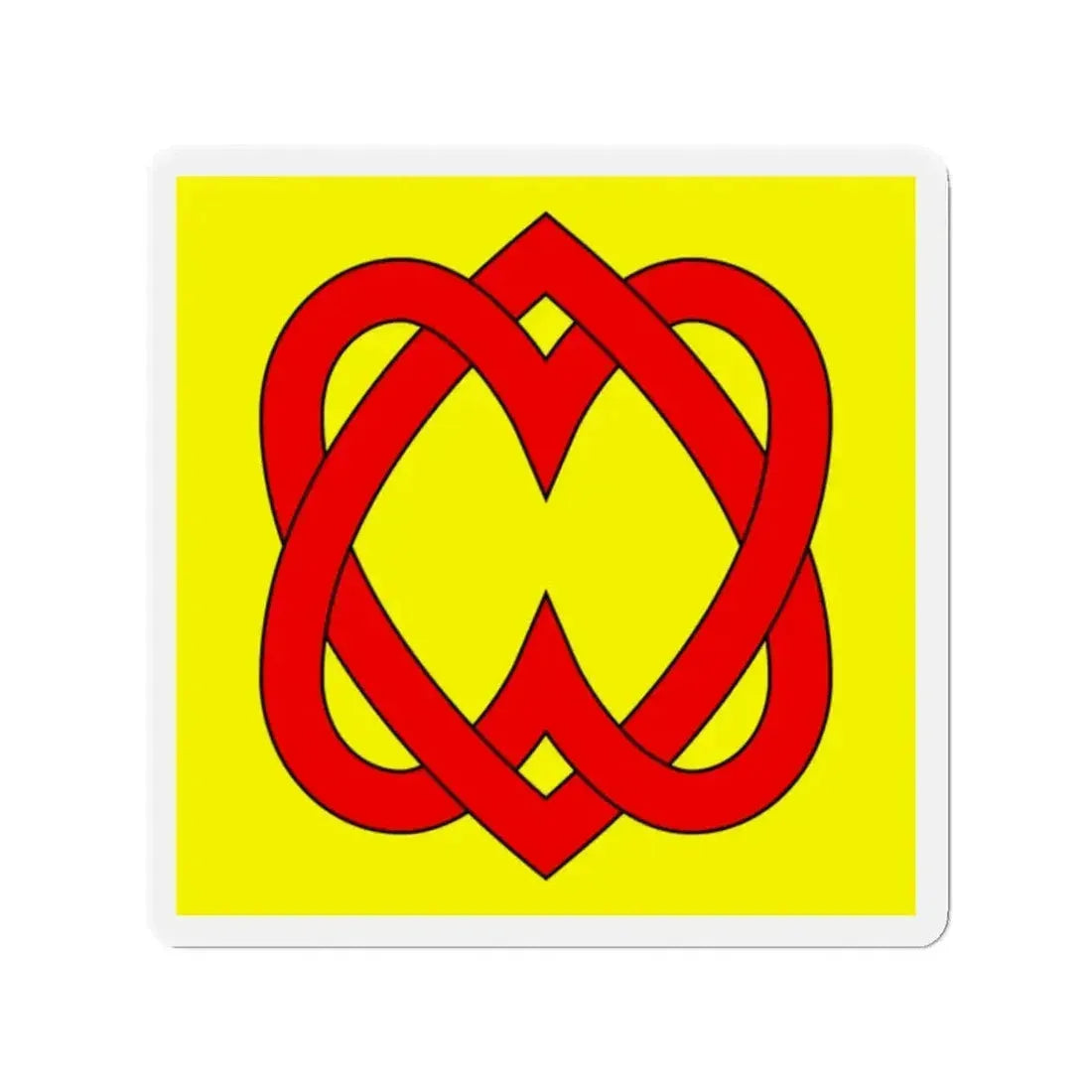 Flag of Blonay Switzerland - Refrigerator Magnet - The Sticker Space