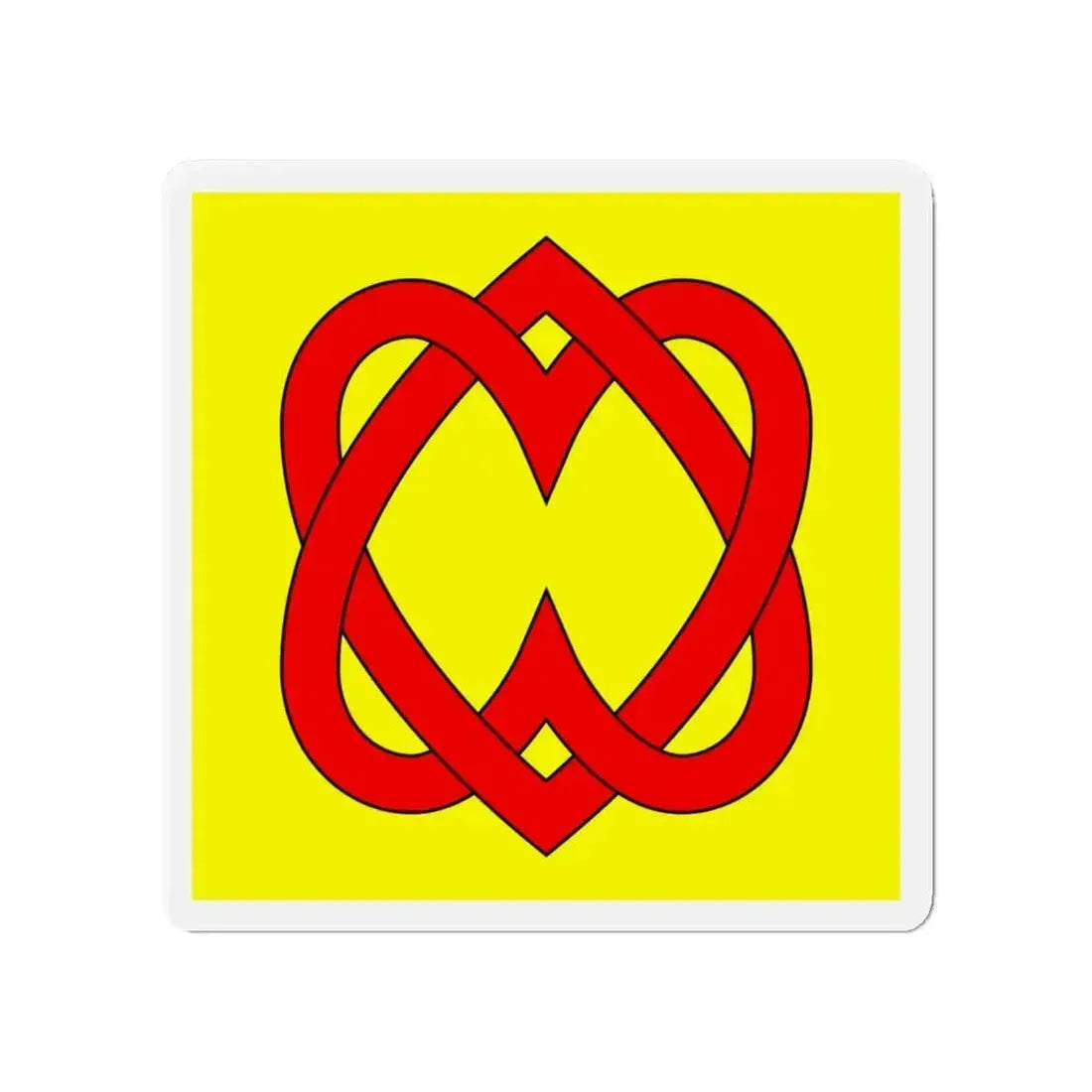 Flag of Blonay Switzerland - Refrigerator Magnet - The Sticker Space