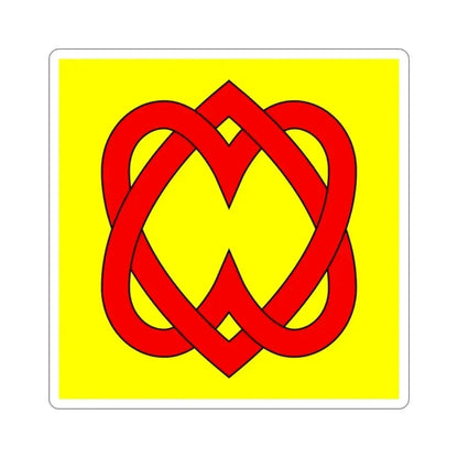 Flag of Blonay Switzerland STICKER Vinyl Die-Cut Decal 2 Inch - The Sticker Space