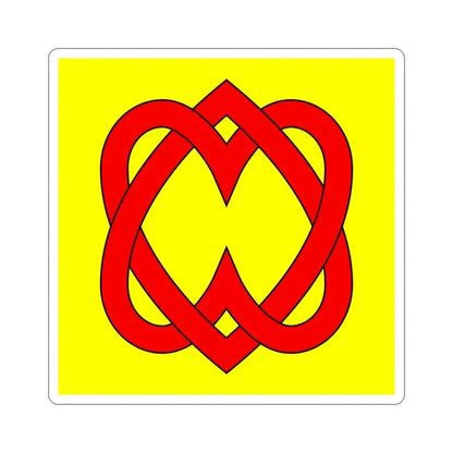 Flag of Blonay Switzerland STICKER Vinyl Die-Cut Decal 3 Inch - The Sticker Space