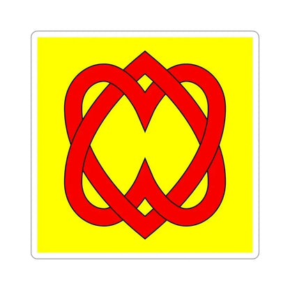 Flag of Blonay Switzerland STICKER Vinyl Die-Cut Decal 4 Inch - The Sticker Space