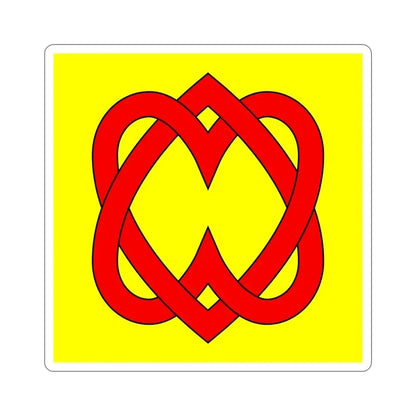 Flag of Blonay Switzerland STICKER Vinyl Die-Cut Decal 5 Inch - The Sticker Space