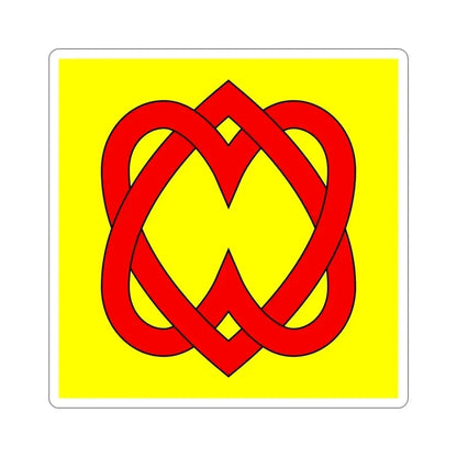 Flag of Blonay Switzerland STICKER Vinyl Die-Cut Decal 6 Inch - The Sticker Space