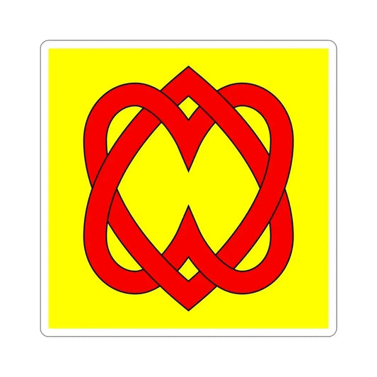 Flag of Blonay Switzerland STICKER Vinyl Die-Cut Decal 6 Inch - The Sticker Space