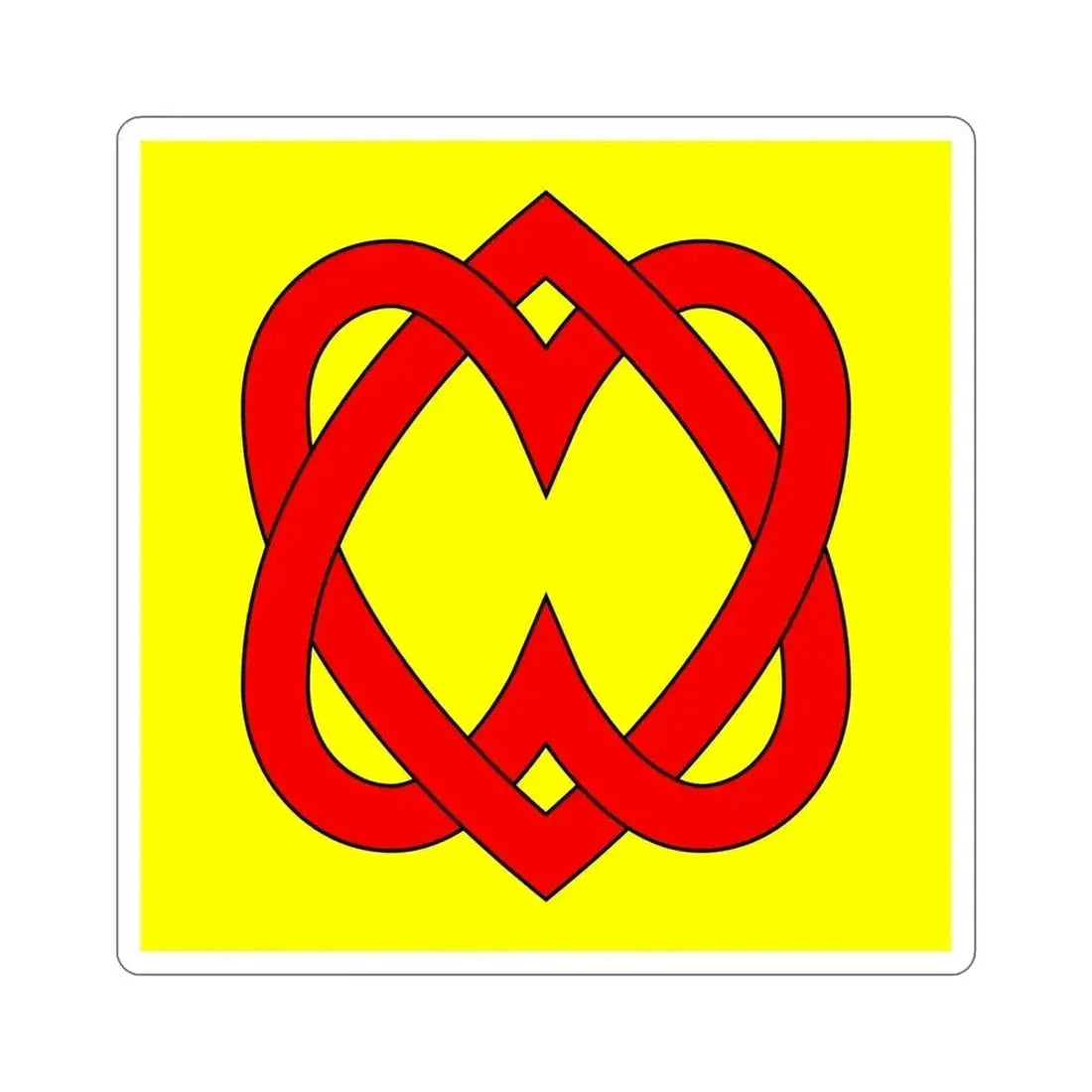 Flag of Blonay Switzerland STICKER Vinyl Die-Cut Decal - The Sticker Space