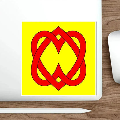Flag of Blonay Switzerland STICKER Vinyl Die-Cut Decal - The Sticker Space