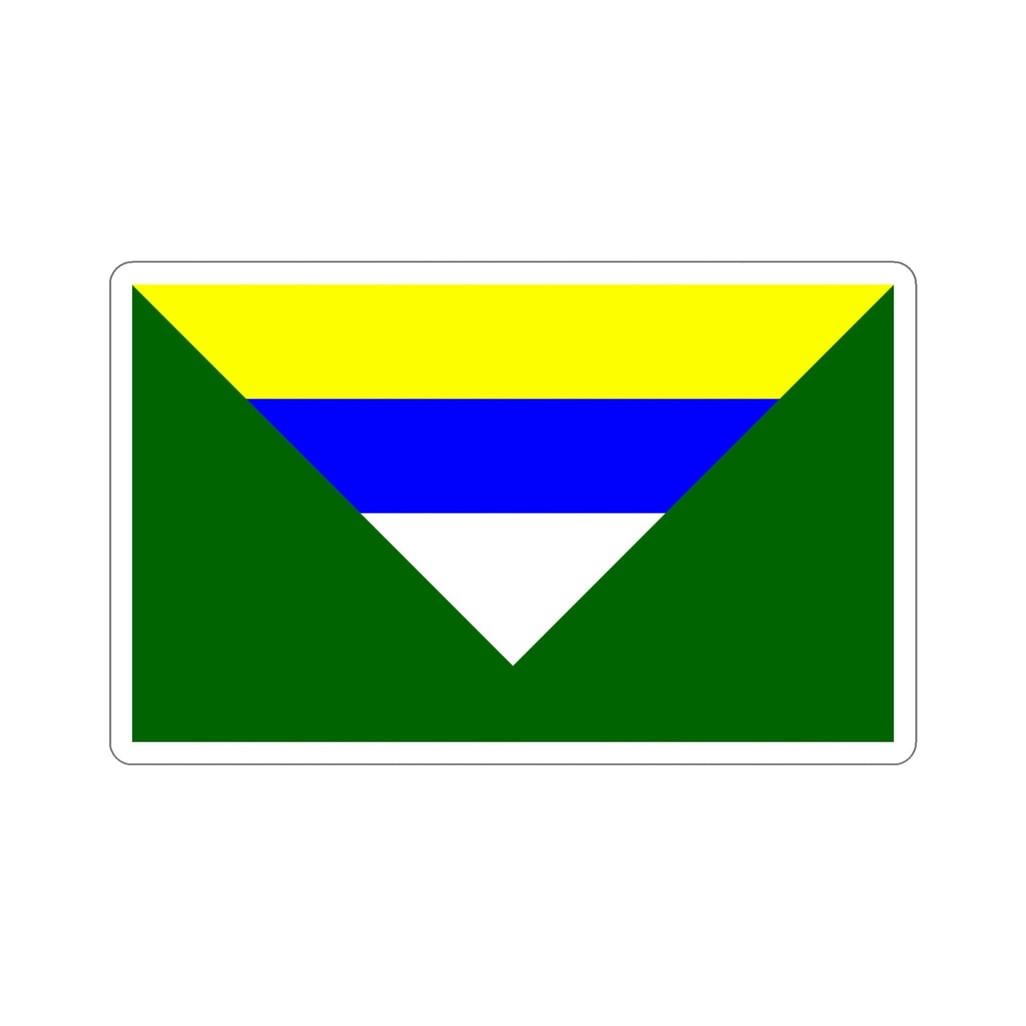 Flag of Boaco, Nicaragua STICKER Vinyl Die-Cut Decal-6 Inch-The Sticker Space