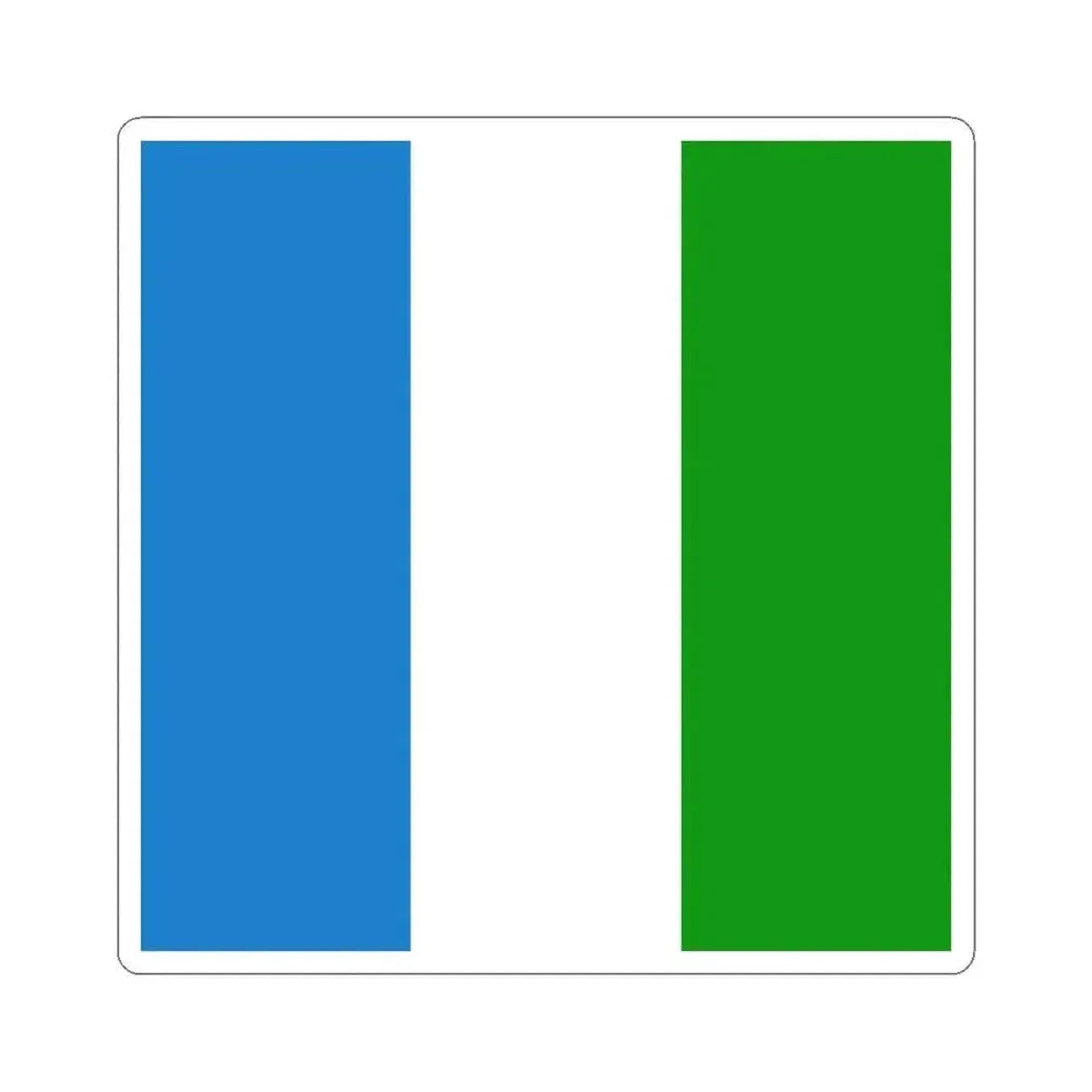 Flag of Bocholt Belgium (Belgium) STICKER Vinyl Kiss-Cut Decal 6 Inch White - The Sticker Space