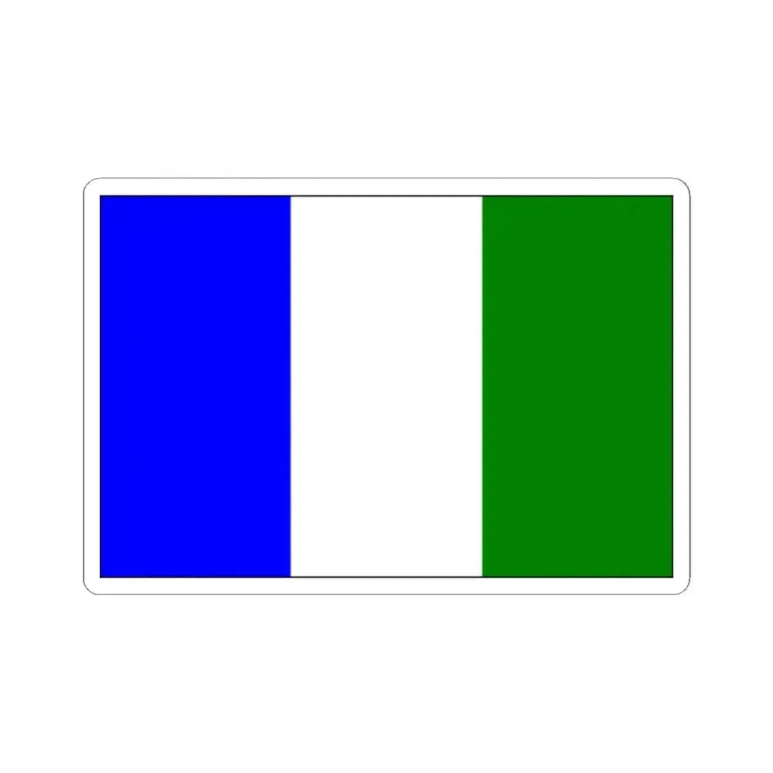 Flag of Bocholt (Belgium) STICKER Vinyl Kiss-Cut Decal 2 Inch White - The Sticker Space