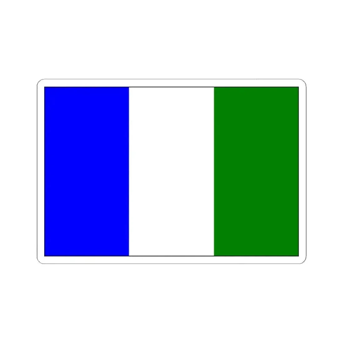 Flag of Bocholt (Belgium) STICKER Vinyl Kiss-Cut Decal 6 Inch White - The Sticker Space