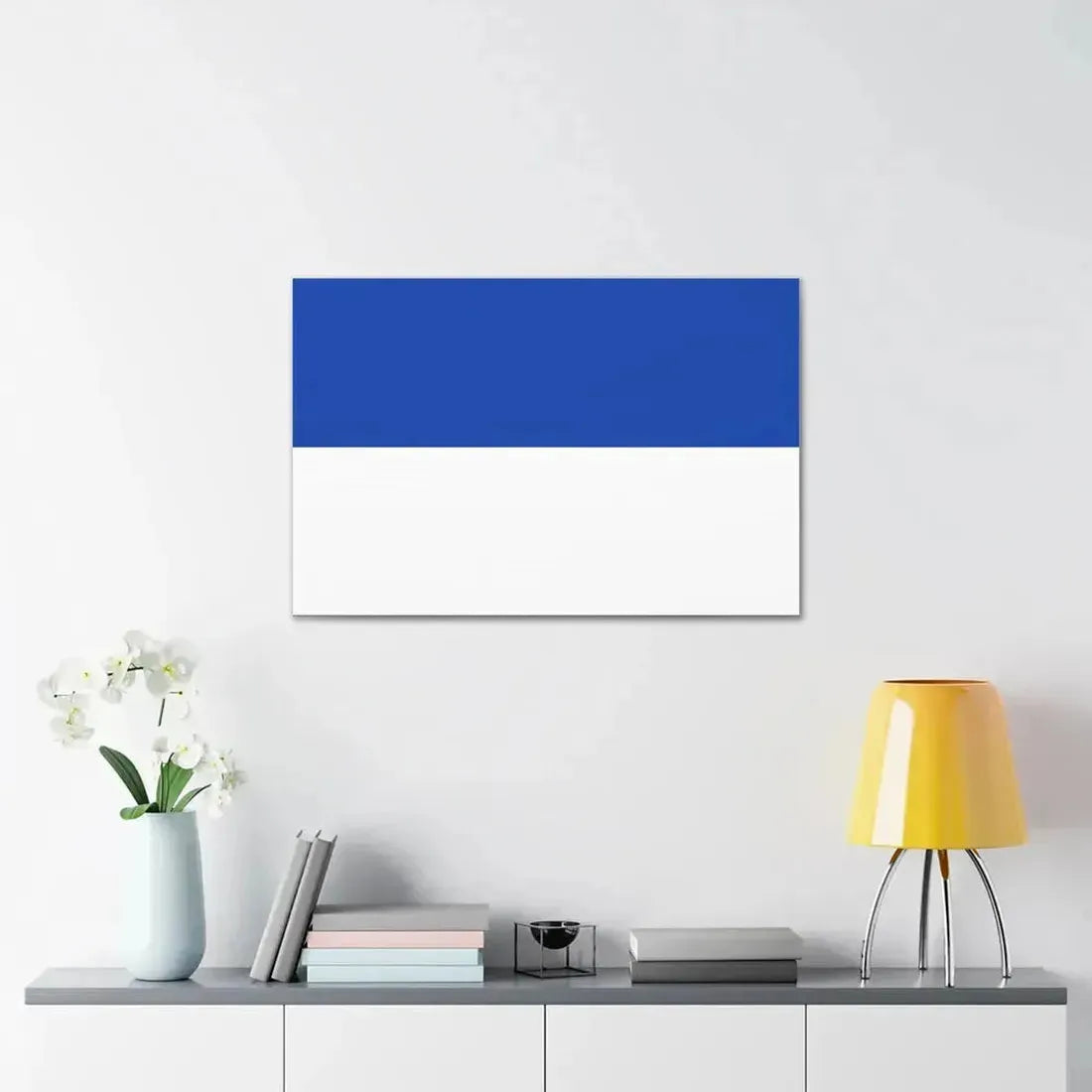 Flag of Bochum Germany - Canvas Wall Art - The Sticker Space